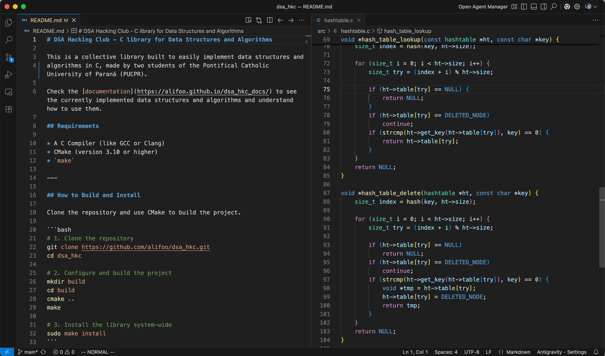 C library project thumbnail